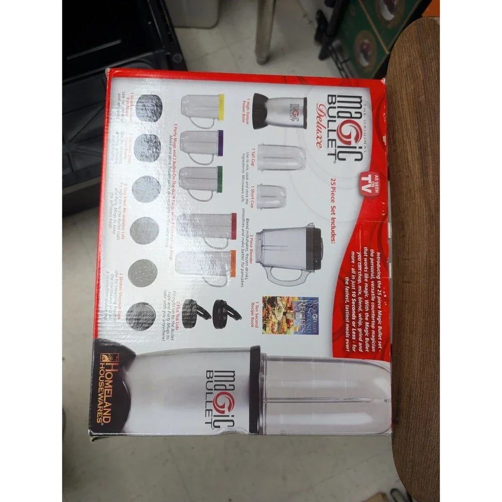 NEW MAGIC BULLET DELUXE 25 PIECE SET ORIGINAL! New In Box!!!!